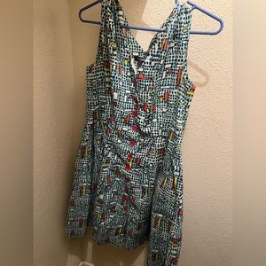 Emily and fin 50’s style button down dress